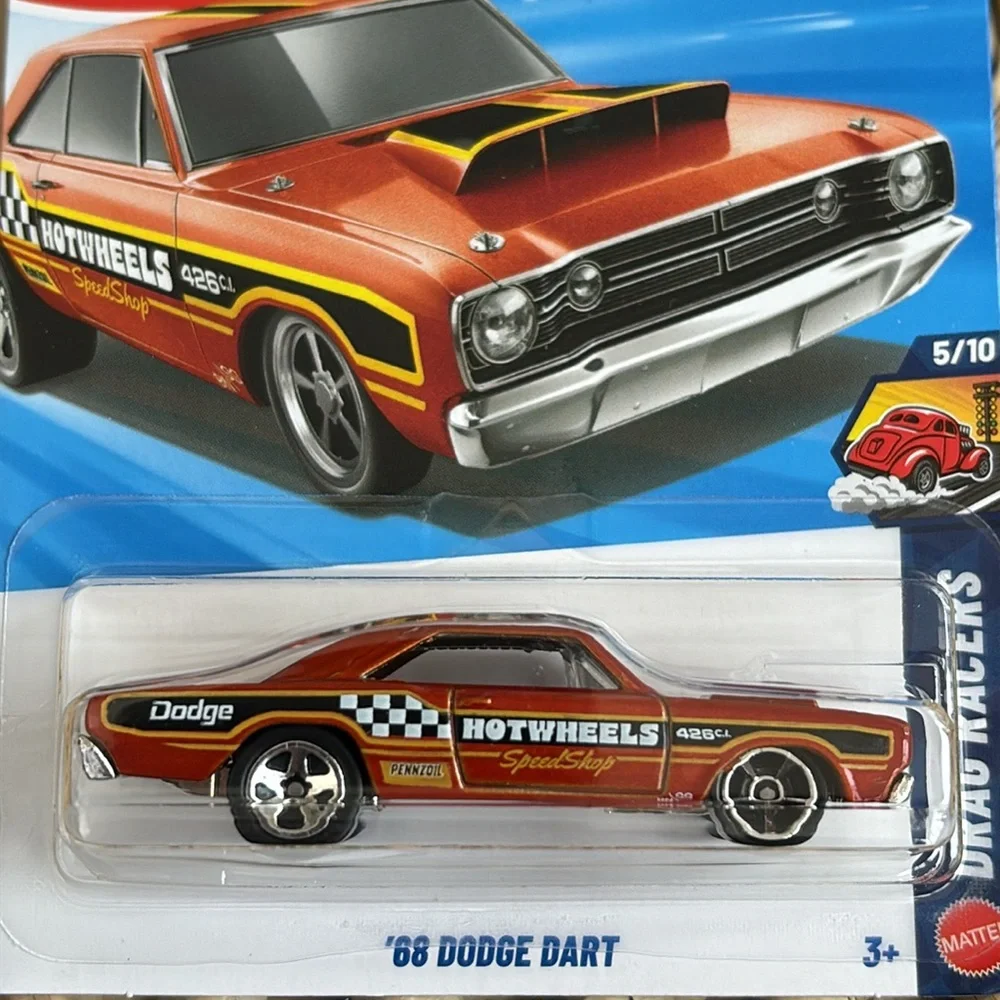 68 Dodge Dart 1968 Orange Muscle Race Car Hot Wheels Hotwheels Racing New 2026